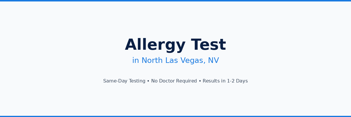 Allergy Testing in North Las Vegas, NV