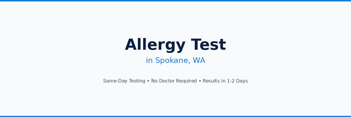 Allergy Testing in Spokane, WA